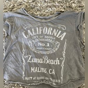 California Muscle Tee Crop Top
